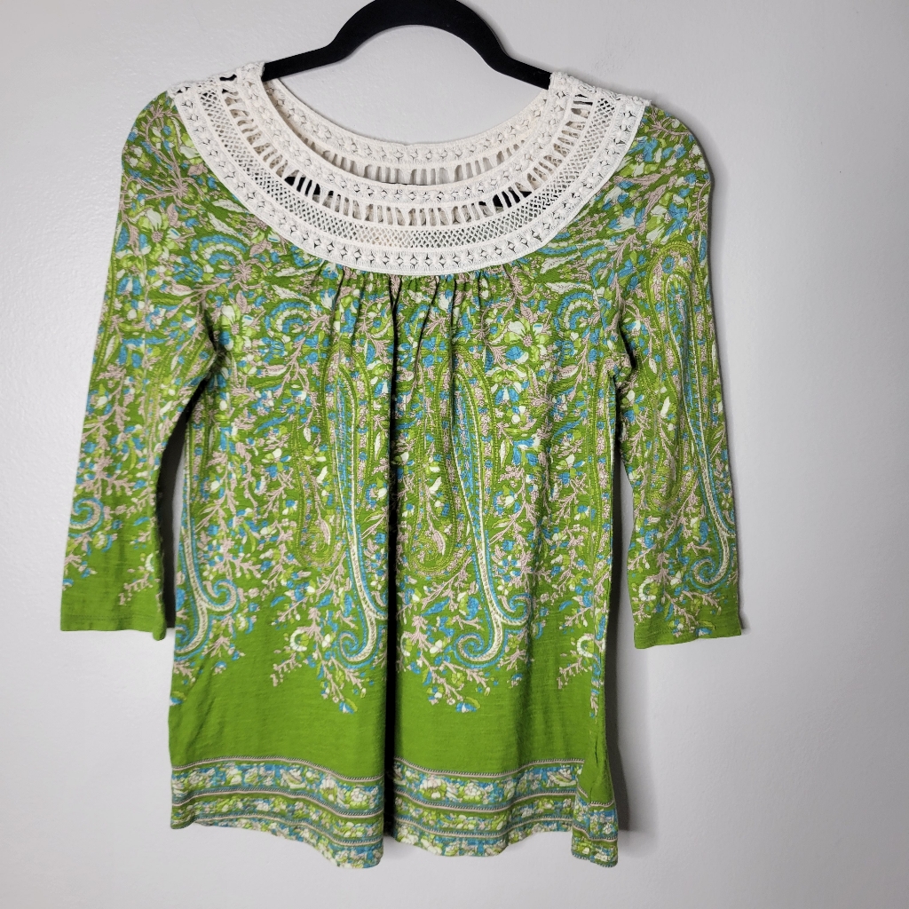 Meadow Rue Earthly Designs Peasant Top